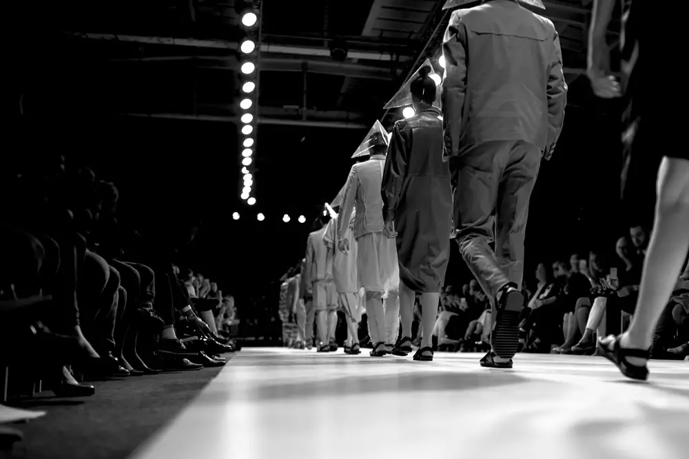 Paris-Fashion-Week-schedule Models walk as part of Paris Fashion Week schedule